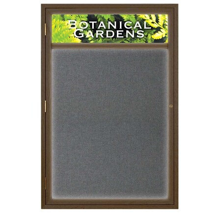 United Visual Products Open Faced Traditional Rounded Corkboard UV640ARC-GOLD-PEARL